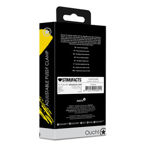 The box of a BDSM pussy clamp