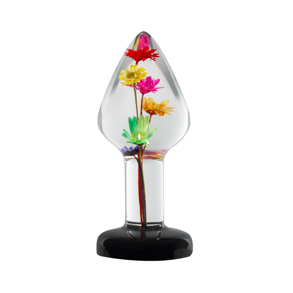 Helichrysum Garden Flower Analplug | Transparent 3,9 cm