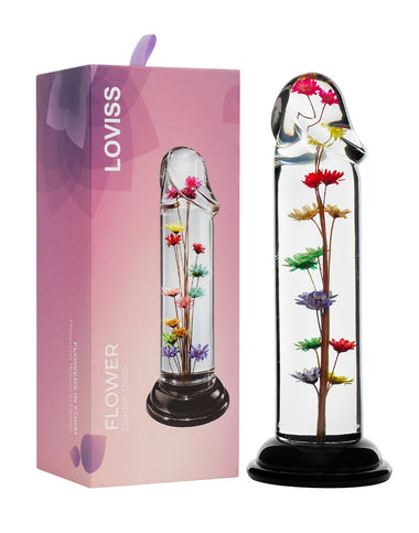 Helichrysum Garden Flower Dildo | Transparent 18 cm
