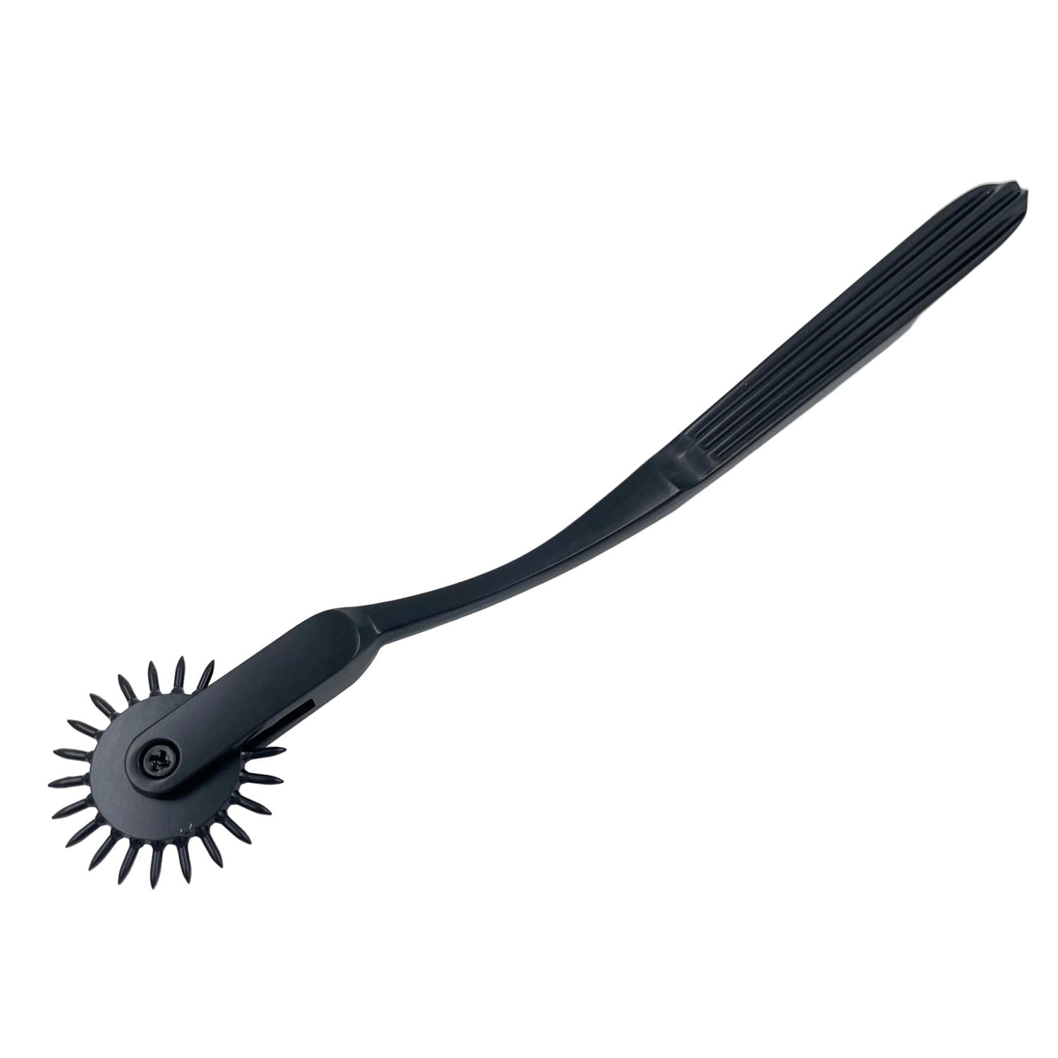 A wartenberg pinwheel for BDSM in black