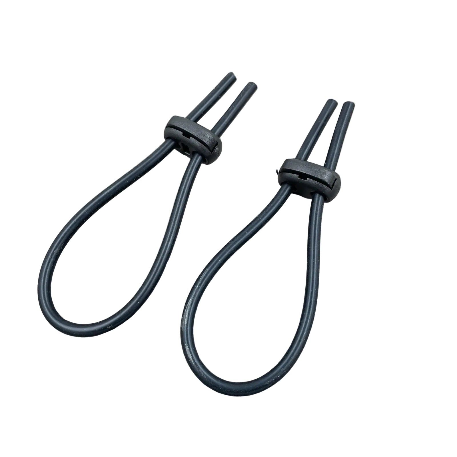 Twee straps van geleidende siliconen voor e-stim