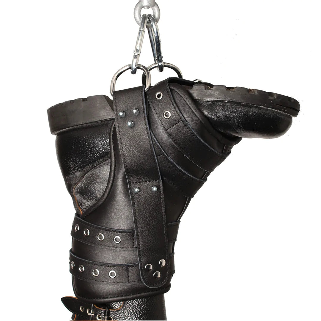 Fußaufhängungsset aus Leder